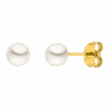 Jacinta Perlen Ohrstecker | 18K Vergoldet