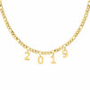 Jahreszahl Kette | 18K Vergoldet