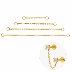 Kette Für Piercings & Ohrringe