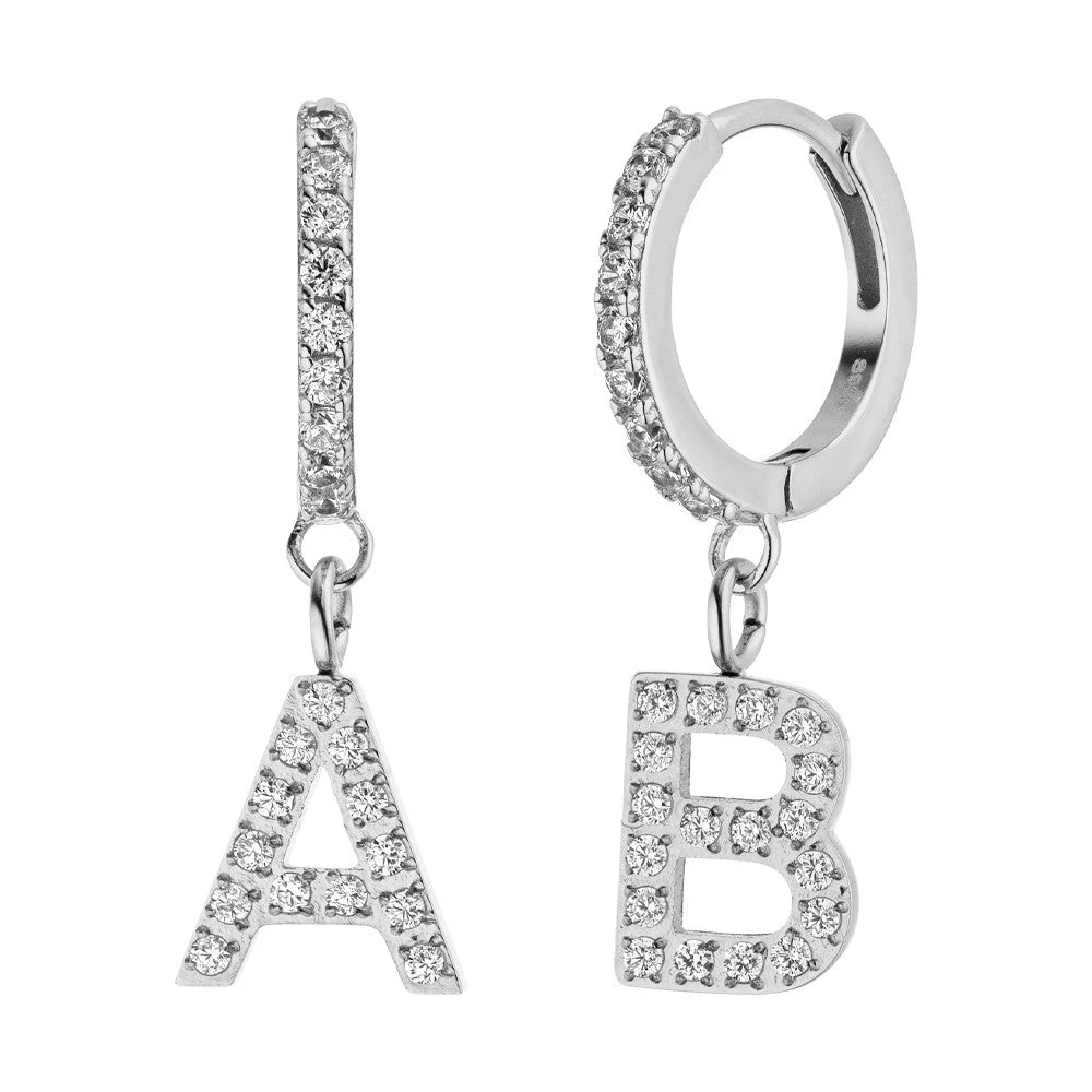 Letter Ohrring | 18K Vergoldet – Bild 3