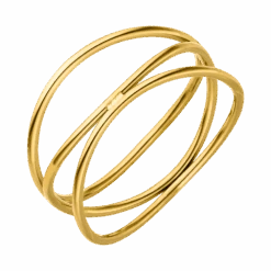 Lines Ring | 18K Vergoldet