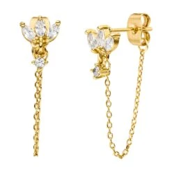 Keshi Ohrstecker | 18K Vergoldet