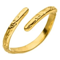Melted Ring | 18K Vergoldet