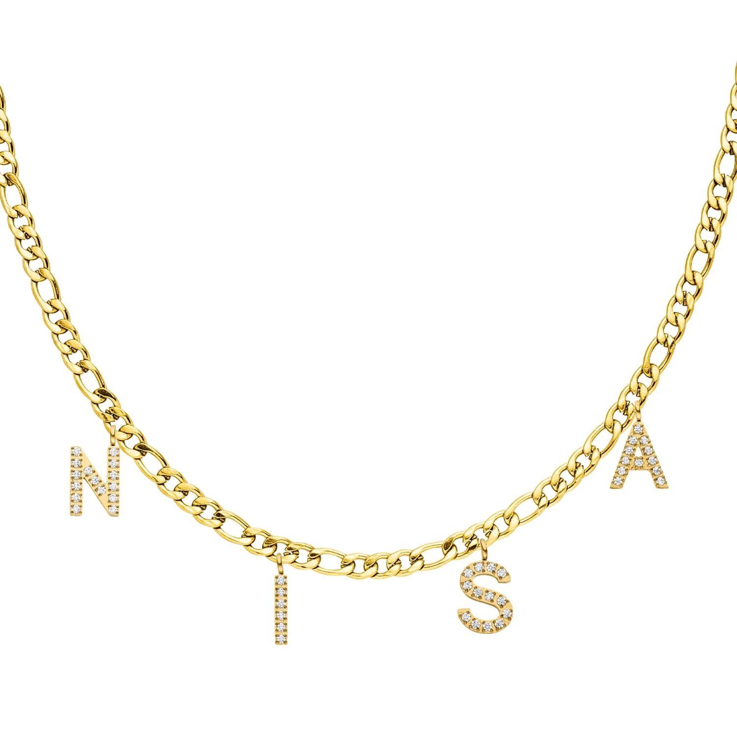 Namenskette | 18K Vergoldet