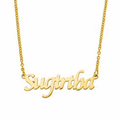 Namenskette Waagerecht | 18K Vergoldet