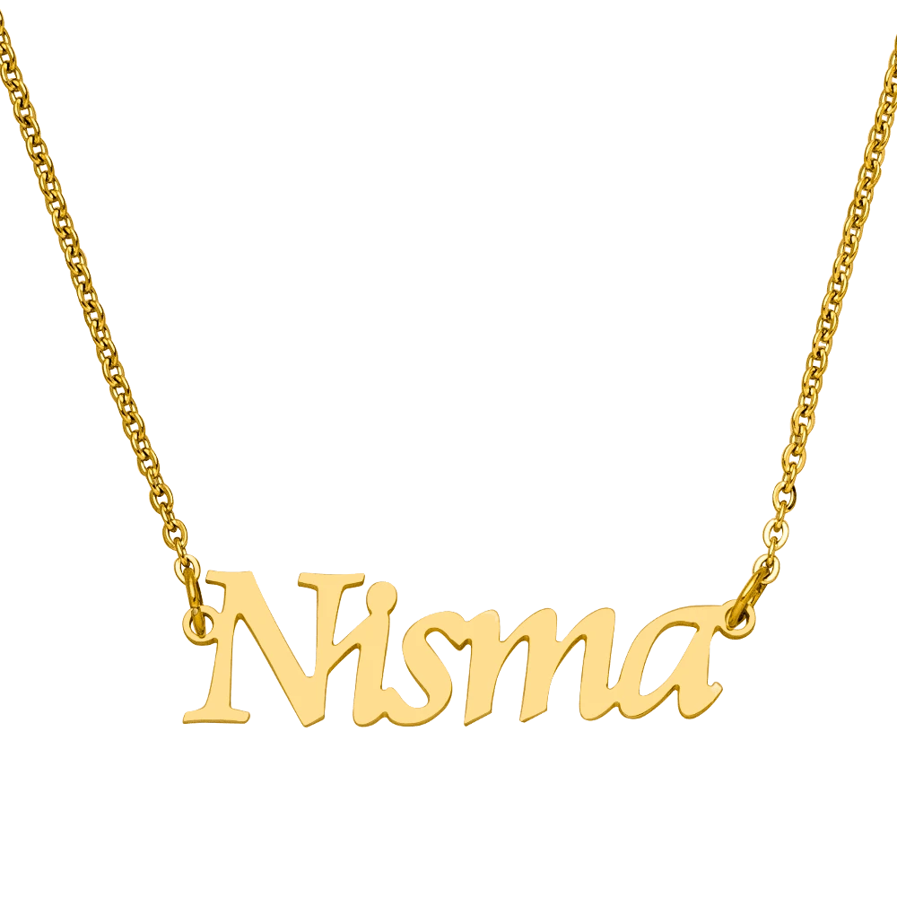 Namenskette Waagerecht | 18K Vergoldet – Bild 4
