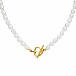 Pearl Heart | Süßwasserperlen Kette