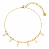 Pearl Fußkette | 18K Vergoldet