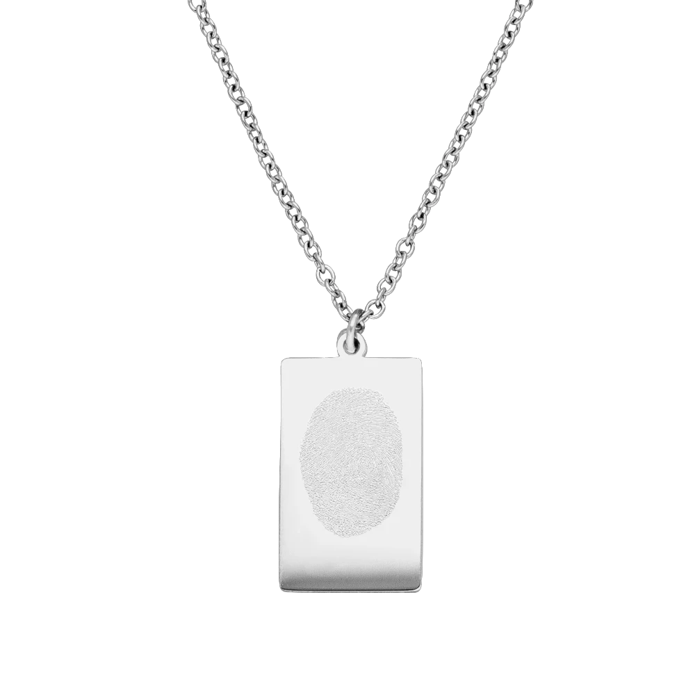 Fingerabdruck | Plainkette + Gravur – Bild 6