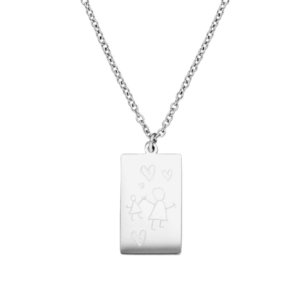 Fingerabdruck | Plainkette + Gravur – Bild 7