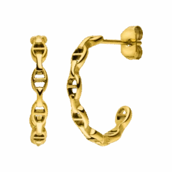 Prestige Creolen | 18K Vergoldet