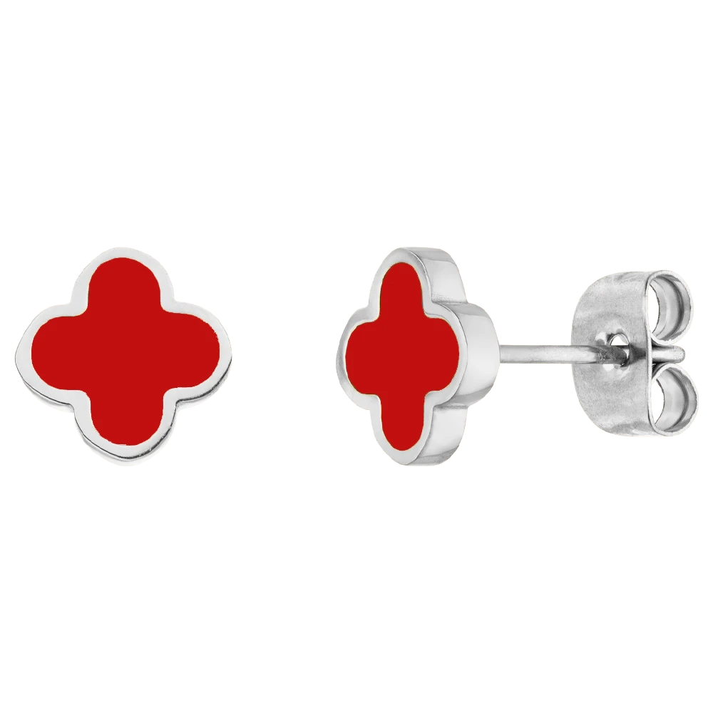 Red Clover Ohrstecker | 18K Vergoldet â Bild 4