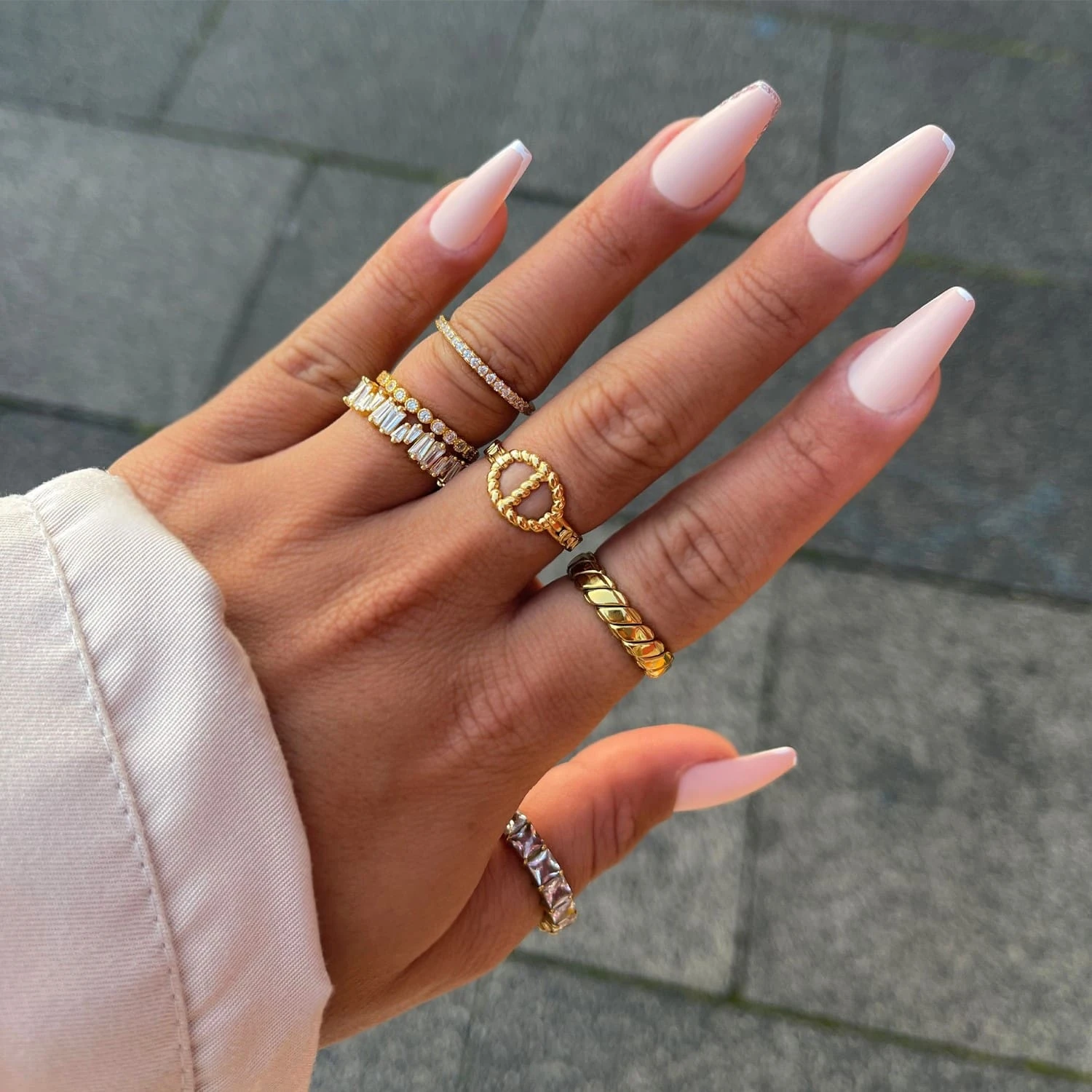 Cristallo Ring | 18K Vergoldet â Bild 2