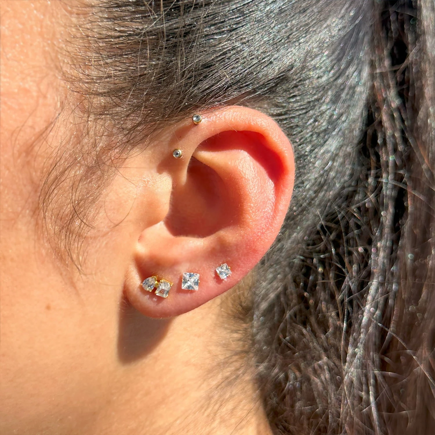 Royal Ohrstecker | 925 Echtsilber – Bild 2