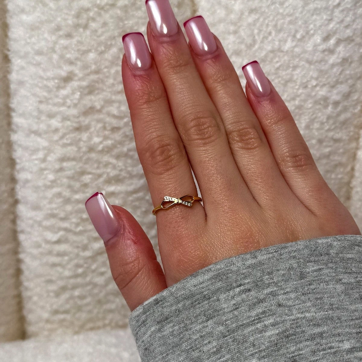 Glow Tie Ring | 18K Vergoldet – Bild 3