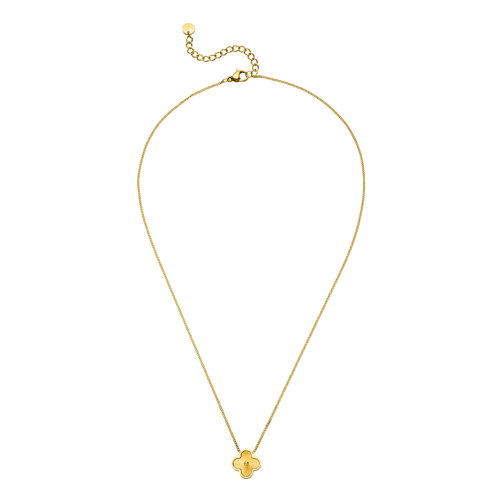 Shine Clover Kette | 18K Vergoldet – Bild 4
