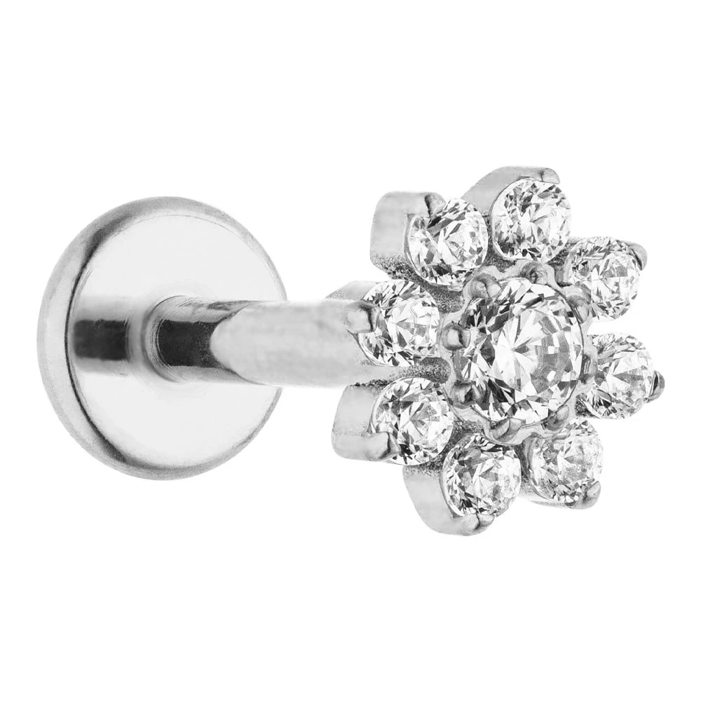 Shine Flower Piercing | Titan â Bild 3