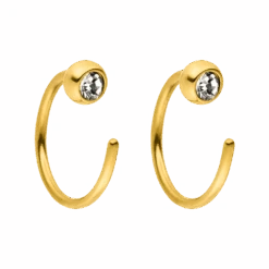 Shine Huggie | 18K Vergoldet