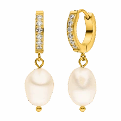 Shine Pearl Ohrringe | 18K Vergoldet