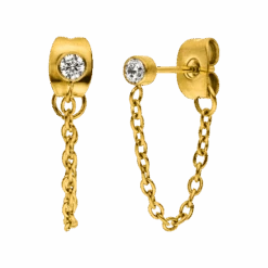 Shining Point Ohrstecker | 18K Vergoldet