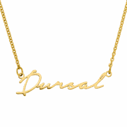 Signature Namenskette | 18K Vergoldet