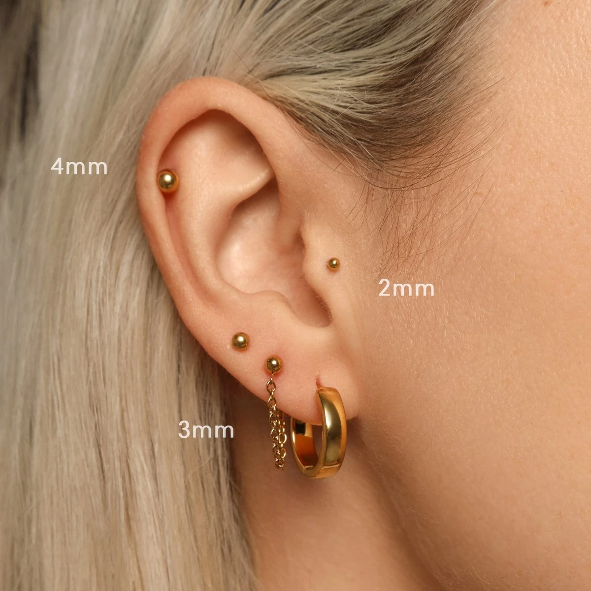 Simple Dot Piercing | Titan – Bild 2