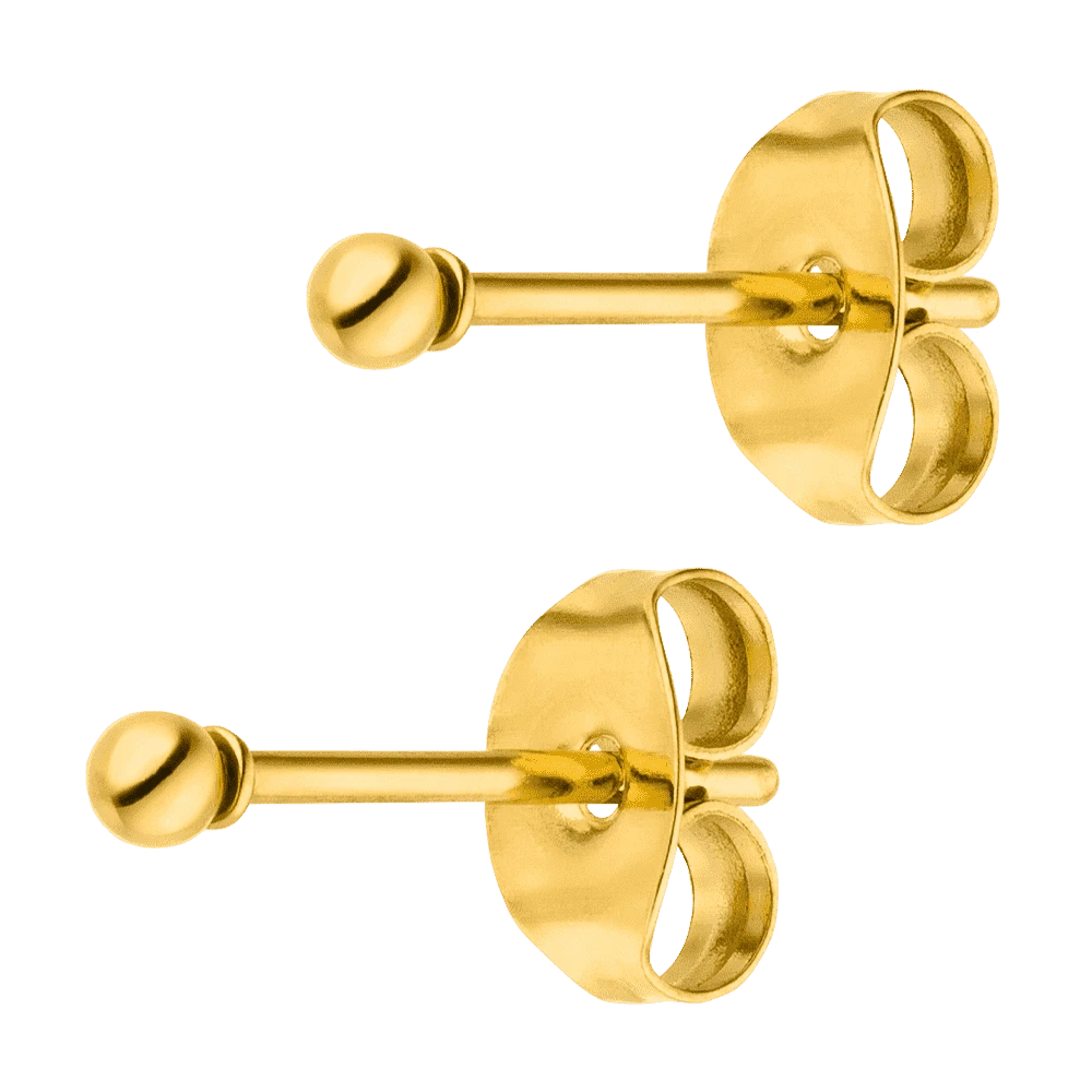 Simple Dot Ohrstecker | 18K Vergoldet – Bild 8
