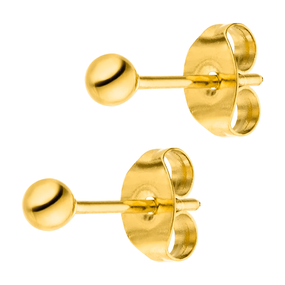 Simple Dot Ohrstecker | 18K Vergoldet – Bild 6
