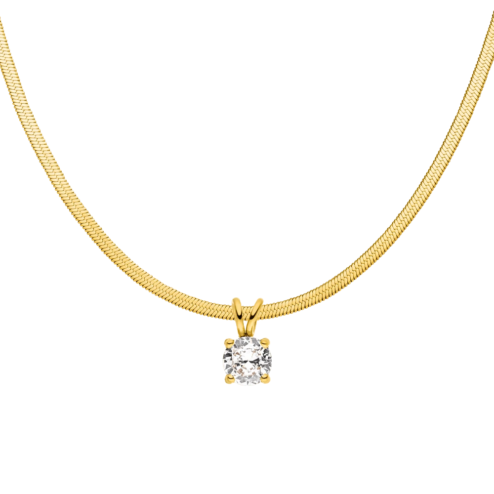 Glamour Snake Halskette | 18K Vergoldet