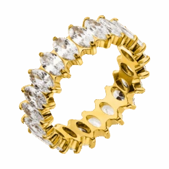 Sparkle Deluxe Ring | 18K Vergoldet