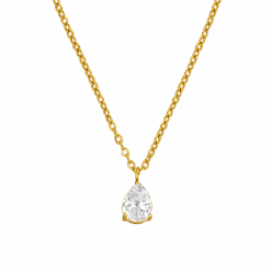 Teardrop Halskette | 18K Vergoldet