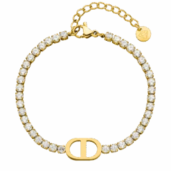 Tennis Prestige Armband | 18K Vergoldet