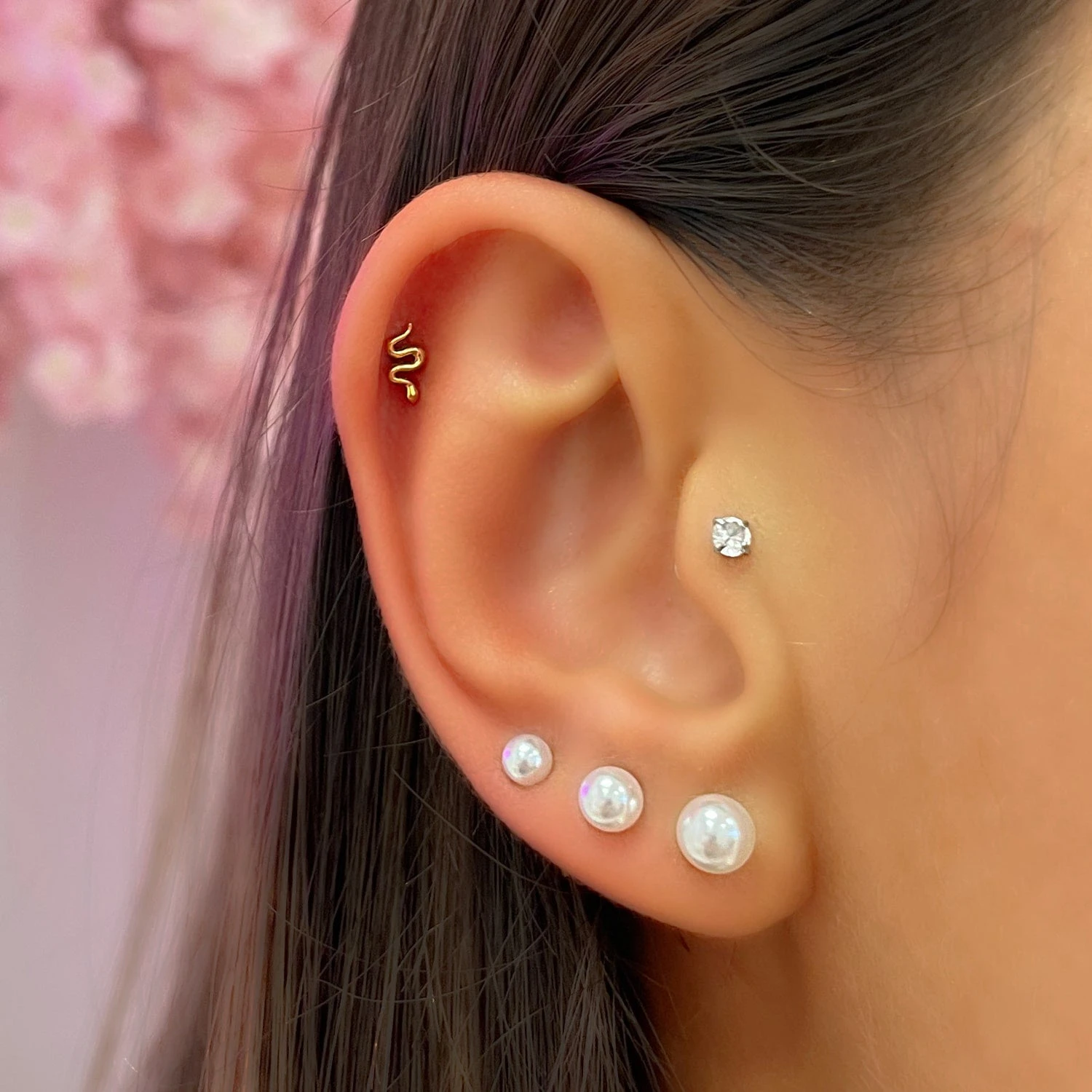 Tiny Snake Piercing | Titan – Bild 2