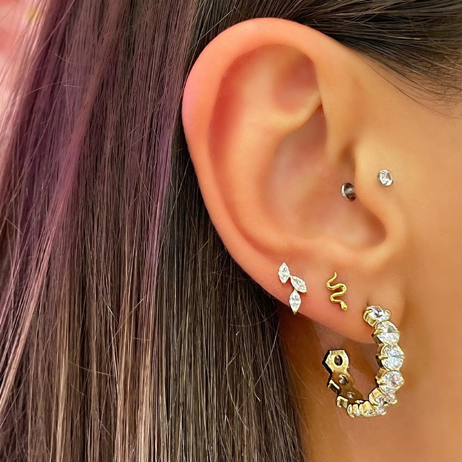 Tiny Snake Piercing | Titan – Bild 5