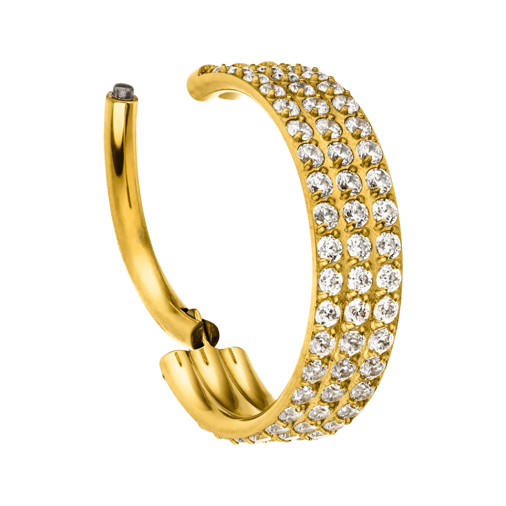 Triple Conch Piercing | Titan – Bild 3