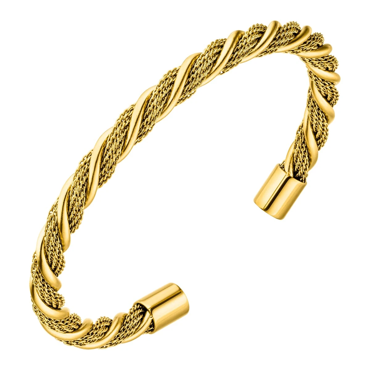 Twist Armreif | 18K Vergoldet â Bild 4