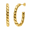 Twist Ohrstecker | 18K Vergoldet