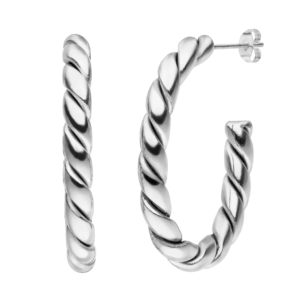 Twist Ohrstecker | 18K Vergoldet – Bild 3