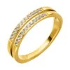 Two Layers Ring | 18K Vergoldet